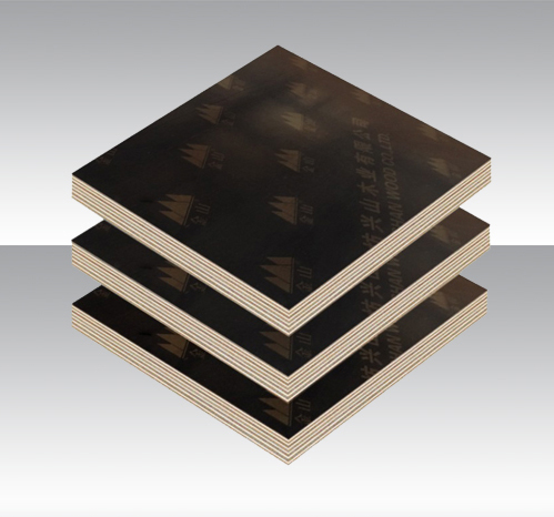 Brown filmed plywood