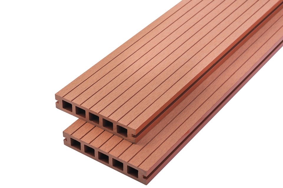 WPC deck board - PROSHIELD - Oakio Plastic Wood Building Materials Co.,Ltd.  - wood look / grooved / clip-on