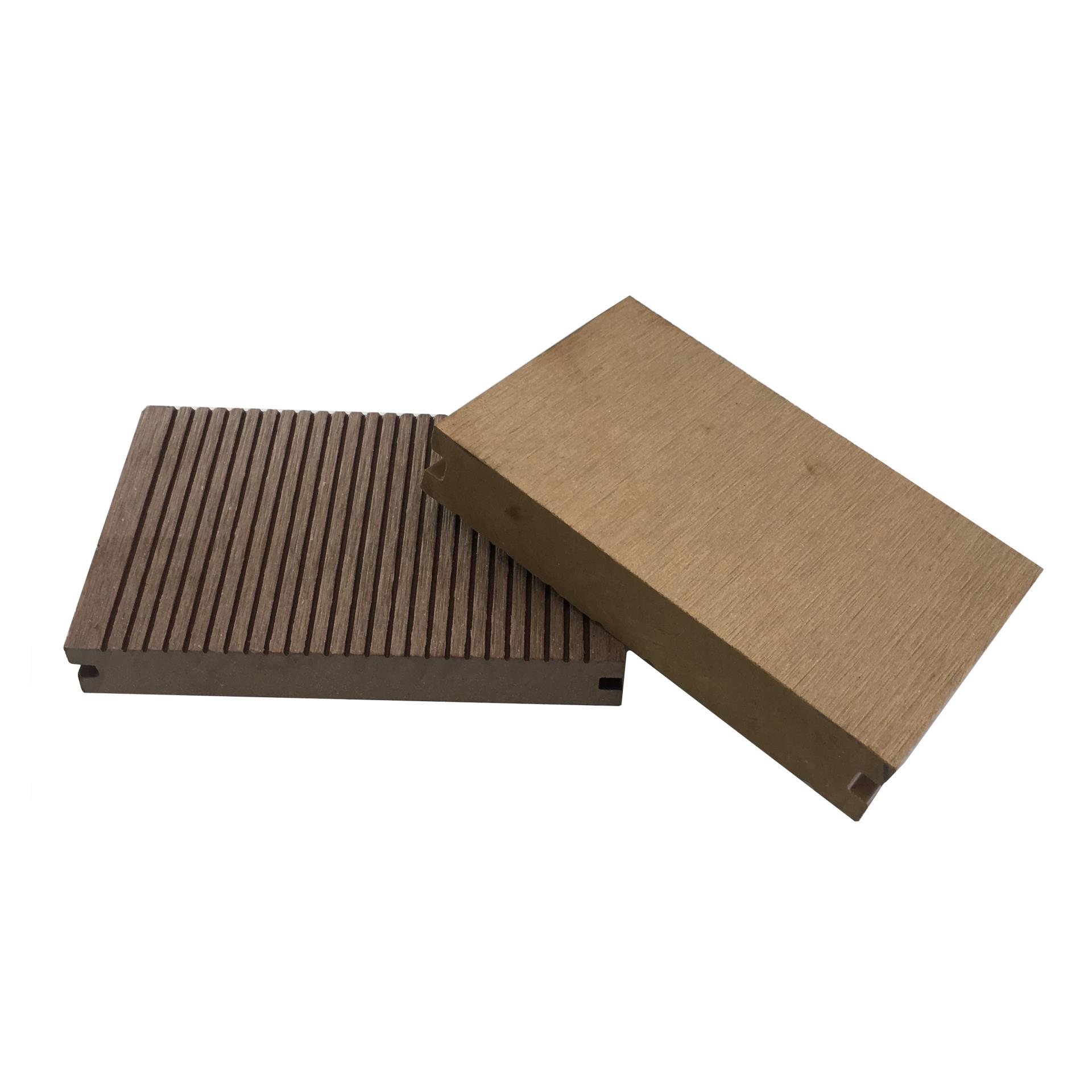 WPC deck board - PROSHIELD - Oakio Plastic Wood Building Materials Co.,Ltd.  - wood look / grooved / clip-on