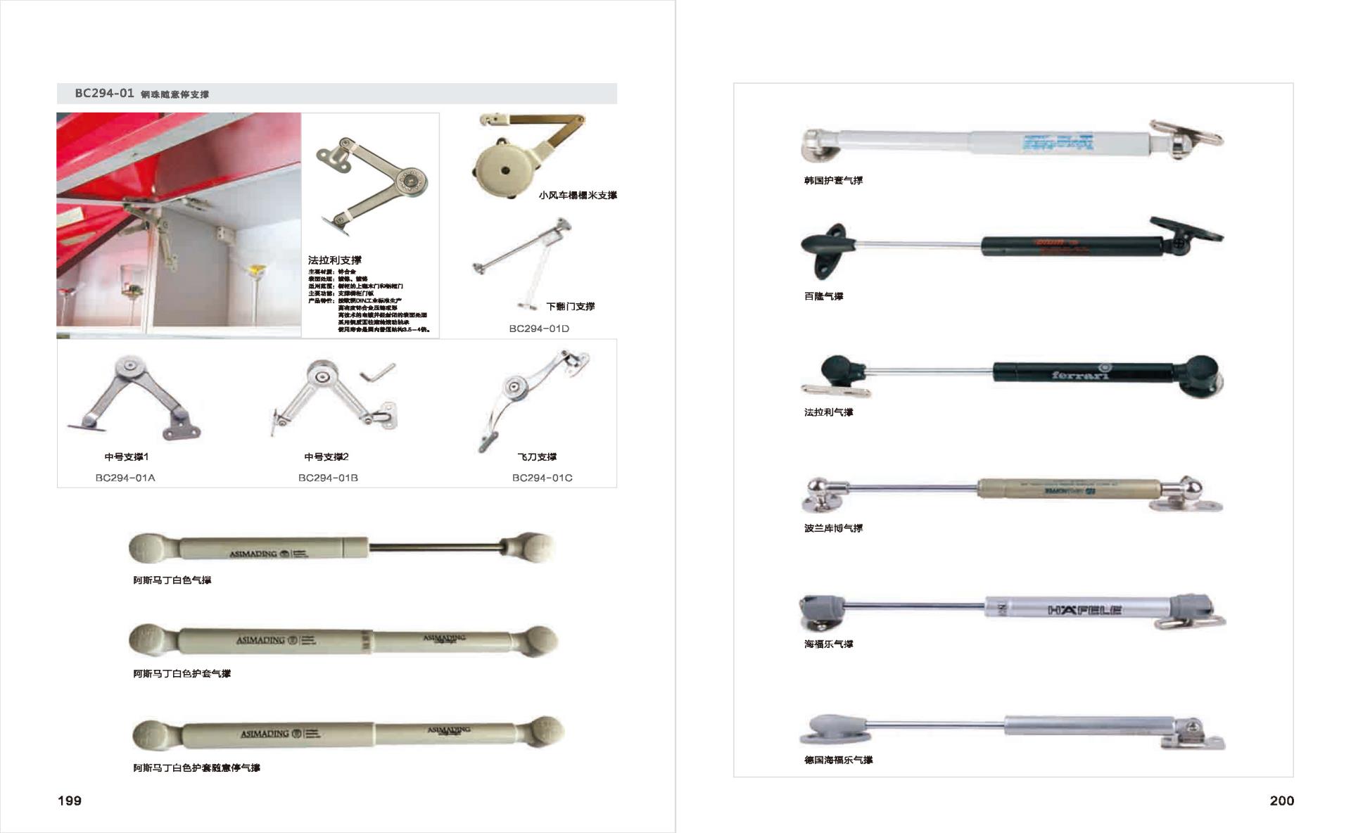 Furniture Hardware Gas Springs